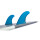 ROAM Twin Fin Set Medium two tab blue