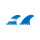 ROAM Sidebite Fin Set Medium one tab Blue