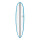 Surfboard TORQ TEC M2  6.6 Rail Blau
